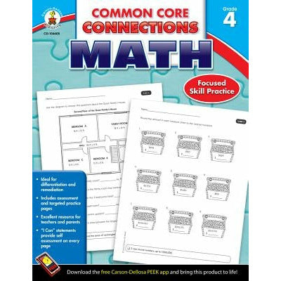 Common Core Connections Math, Grade 4 by Carson Dellosa Education