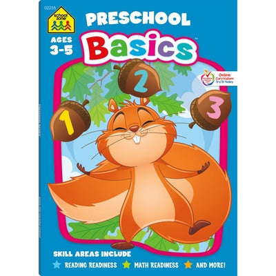 School Zone Preschool Basics 64-Page Workbook by School Zone