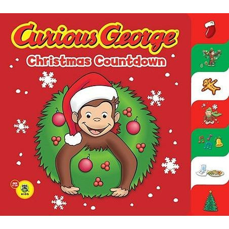 Curious George Christmas Countdown (Cgtv Tabbed Bb) by H. A. Rey