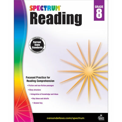 Spectrum Reading Workbook, Grade 8 by Spectrum