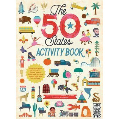 The 50 States: Activity Book: Maps of the 50 States of the USA by Gabrielle Balkan