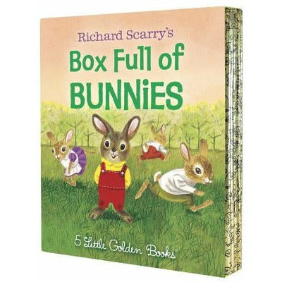Richard Scarry's Box Full of Bunnies: The Bunny Book; I Am a Bunny; Just for Fun; Naughty Bunny; Polite Elephant by Richard Scarry