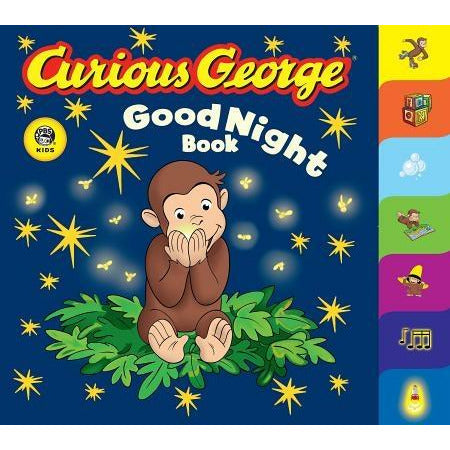 Curious George Good Night Book (Cgtv Tabbed Board Book) by H. A. Rey