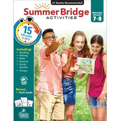Summer Bridge Activities, Grades 7 - 8 by Summer Bridge Activities
