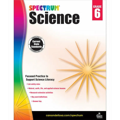 Spectrum Science, Grade 6 by Spectrum