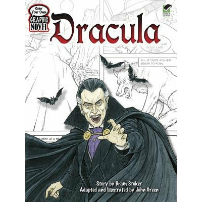 Color Your Own Graphic Novel: Dracula by Bram Stoker