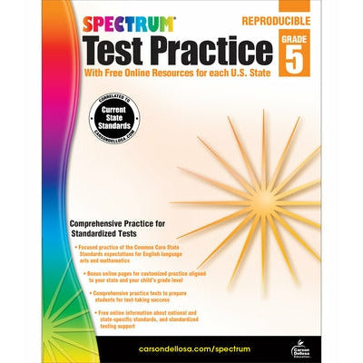 Spectrum Test Practice, Grade 5 by Spectrum