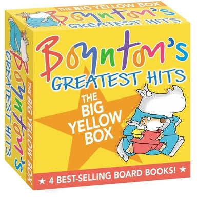Boynton's Greatest Hits the Big Yellow Box (Boxed Set): The Going to Bed Book; Horns to Toes; Opposites; But Not the Hippopotamus by Sandra Boynton