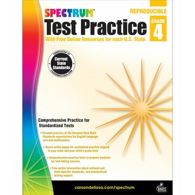Spectrum Test Practice, Grade 4 by Spectrum