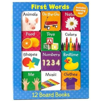 First Words (12 Book Set & Downloadable App!) by Little Grasshopper Books