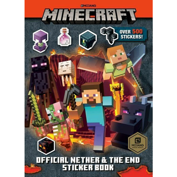 Minecraft Official the Nether and the End Sticker Book (Minecraft) by Stephanie Milton