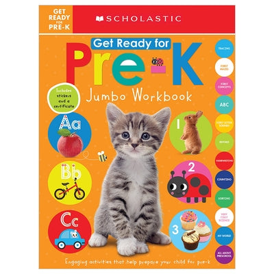 Get Ready for Pre-K Jumbo Workbook: Scholastic Early Learners (Jumbo Workbook) by Scholastic