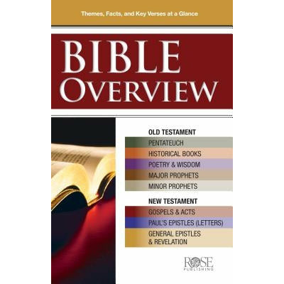 Bible Overview: Know Themes, Facts, and Key Verses at a Glance by Rose Publishing