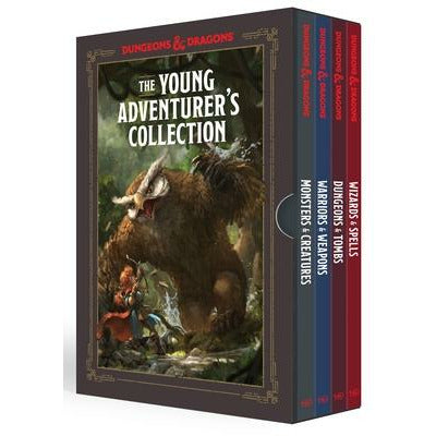 The Young Adventurer's Collection [Dungeons & Dragons 4-Book Boxed Set]: Monsters & Creatures, Warriors & Weapons, Dungeons & Tombs, and Wizards & Spe by Jim Zub