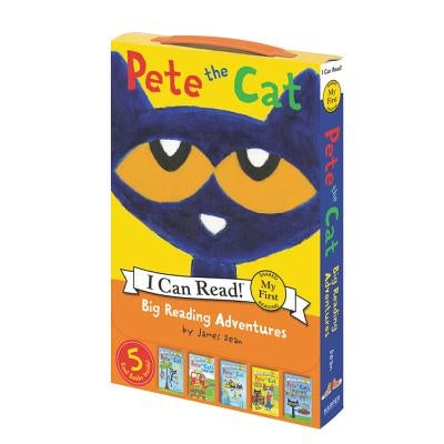 Pete the Cat: Big Reading Adventures: 5 Far-Out Books in 1 Box! by James Dean