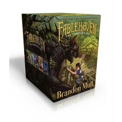 Fablehaven Complete Set (Boxed Set): Fablehaven; Rise of the Evening Star; Grip of the Shadow Plague; Secrets of the Dragon Sanctuary; Keys to the Dem by Brandon Mull