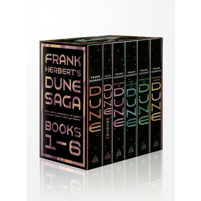 Frank Herbert's Dune Saga 6-Book Boxed Set: Dune, Dune Messiah, Children of Dune, God Emperor of Dune, Heretics of Dune, and Chapterhouse: Dune by Frank Herbert