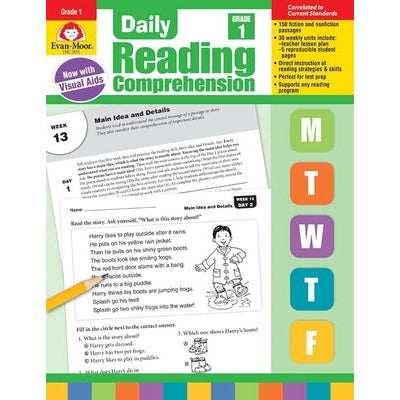 Daily Reading Comprehension, Grade 1 Teacher Edition by Evan-Moor Corporation