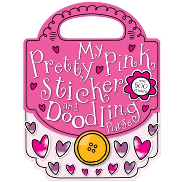 My Pretty Pink Sticker and Doodling Purse by Chris Scollen