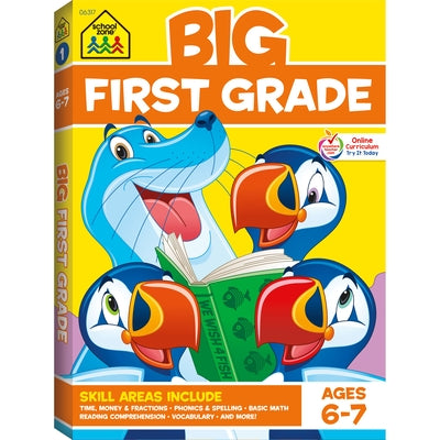 School Zone Big First Grade Workbook by School Zone