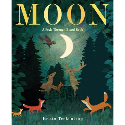 Moon: A Peek-Through Board Book by Britta Teckentrup