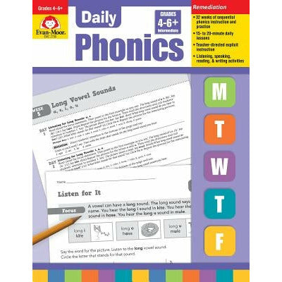 Daily Phonics, Grade 4-6 by Evan-Moor Educational Publishers