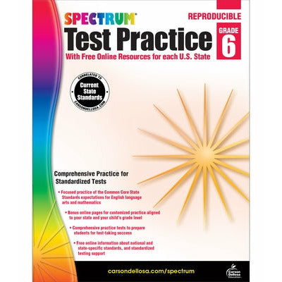 Spectrum Test Practice, Grade 6 by Spectrum