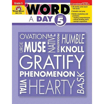 A Word a Day Grade 5 by Evan-Moor Educational Publishers
