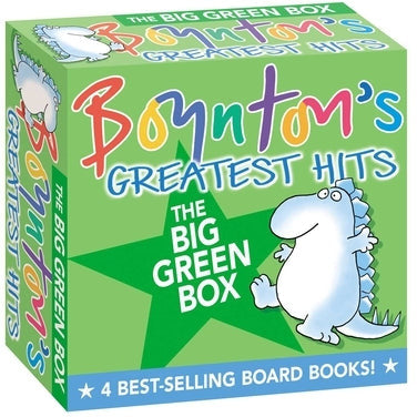Boynton's Greatest Hits the Big Green Box: Happy Hippo, Angry Duck; But Not the Armadillo; Dinosaur Dance!; Are You a Cow? by Sandra Boynton
