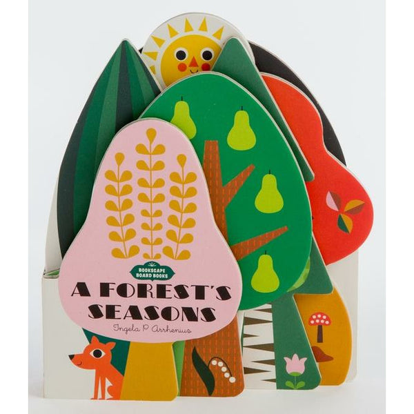 Bookscape Board Books: A Forest's Seasons: (Colorful Children's Shaped Board Book, Forest Landscape Toddler Book) by Ingela P. Arrhenius