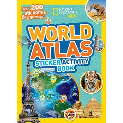 World Atlas Sticker Activity Book by National Geographic Kids