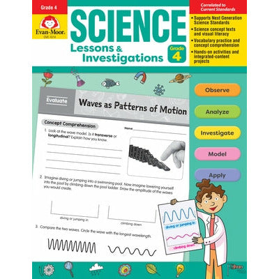 Science Lessons and Investigations, Grade 4 by Evan-Moor Educational Publishers