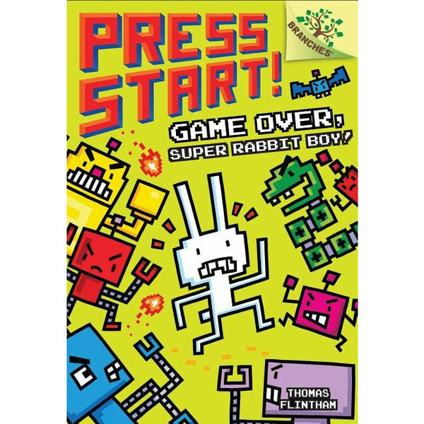 Game Over, Super Rabbit Boy!: A Branches Book (Press Start! #1) (Library Edition): Volume 1 by Thomas Flintham