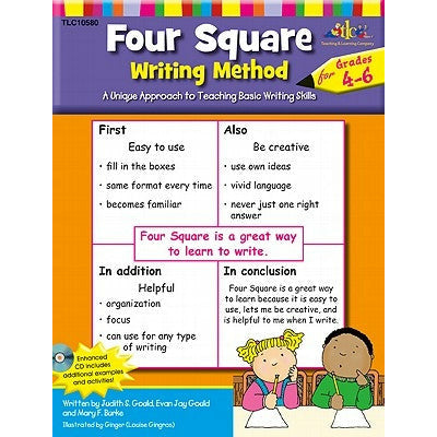 Four Square: Writing Method Grades 4-6 W/Enhanced CD: A Unique Approach to Teaching Basic Writing Skills by Various