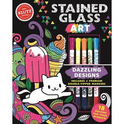 Stained Glass Art: Dazzling Designs (Klutz Activity Book) by Editors of Klutz