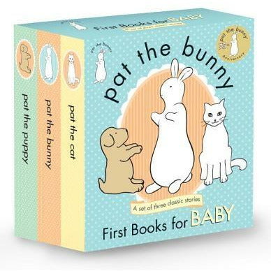Pat the Bunny: First Books for Baby (Pat the Bunny): Pat the Bunny; Pat the Puppy; Pat the Cat by Dorothy Kunhardt