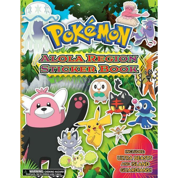 Pokémon Alola Region Sticker Book by The Pokemon Company International