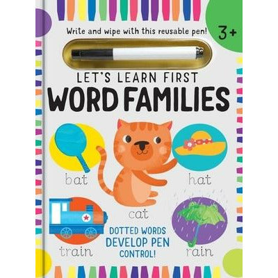 Let's Learn: Word Families (Write and Wipe): (Early Reading Skills, Letter Writing Workbook, Pen Control) by Insight Kids