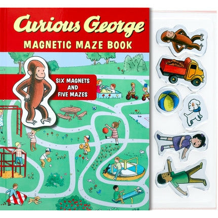 Curious George Magnetic Maze Book by H. A. Rey