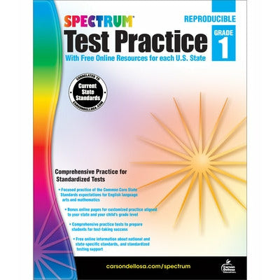 Spectrum Test Practice, Grade 1 by Spectrum