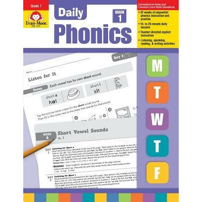Daily Phonics, Grade 1 by Evan-Moor Educational Publishers