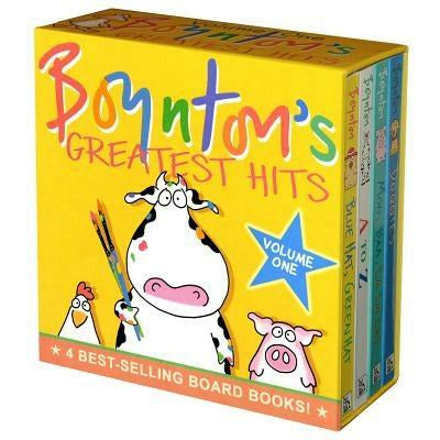 Boynton's Greatest Hits the Big Blue Box: Moo, Baa, La La La!; A to Z; Doggies; Blue Hat, Green Hat by Sandra Boynton