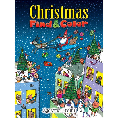 Christmas Find and Color by Agostino Traini