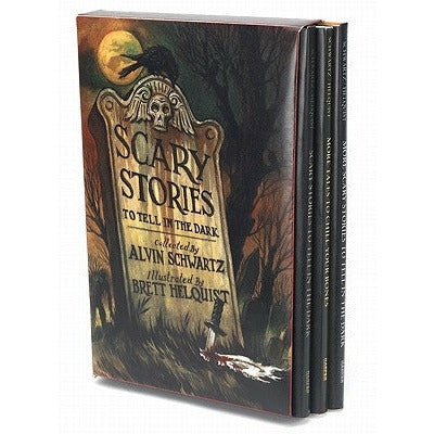 Scary Stories Box Set: Complete Collection with Brett Helquist Art by Alvin Schwartz