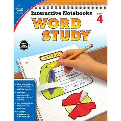 Interactive Notebooks Word Study, Grade 4 by Carson Dellosa Education