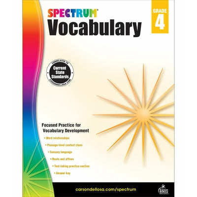 Spectrum Vocabulary, Grade 4 by Spectrum