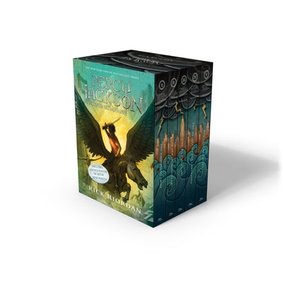 Percy Jackson and the Olympians 5 Book Paperback Boxed Set (New Covers W/Poster) by Rick Riordan