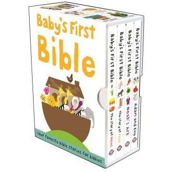 Baby's First Bible Boxed Set: The Story of Moses, the Story of Jesus, Noah's Ark, and Adam and Eve by Roger Priddy
