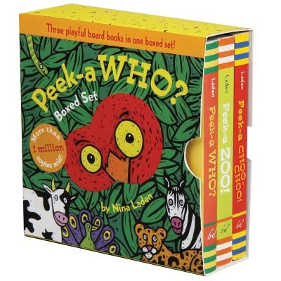 Peek-A Who? Boxed Set: (Children's Animal Books, Board Books for Kids) by Nina Laden