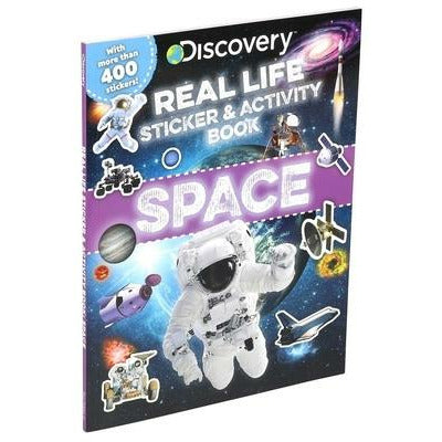Discovery Real Life Sticker and Activity Book: Space by Courtney Acampora